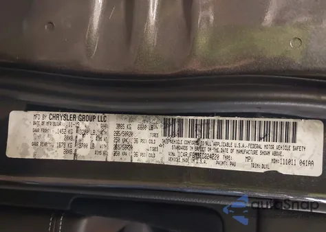 2014 Jeep Grand Cherokee Srt-8 из США, поврежденный, VIN 1C4RJFDJ0EC497826